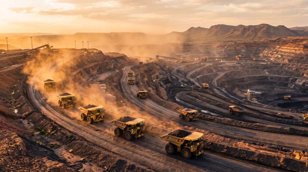 RIIMEX604D Establish and Maintain Surface Product Haulage and Transport Systems - haul trucks on open-cut mine haul roads
